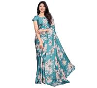 Yashika Women's Tussar Silk Printed Sari with Blouse Material | Saree for Women | Saree Collection 2025 | New Sari | New Sari, Rama, One size