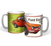 Yasirona Ford Escort Mexico Mk I Classic Retro Art Ceramic Mug in Gift Box