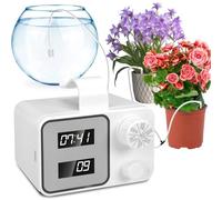 Yaskyly Automatic Plant Waterer Indoor Self Watering System for 15 Potted Plants Auto Drip Irrigation Kit Indoor Irrigation System with 30-Day Programmable Timer, LED Display, DIY Effortless Setup