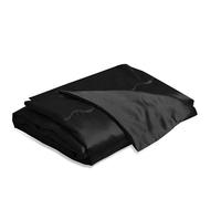 YASMENG Satin Blanket 150 x 200 cm Black Sofa Blanket Cooling Silky Silk Summer Blanket Lightweight Soft Luxury Smooth Shiny Satin Bedspread Cuddly Blanket for Bed Sofa Couch Bedroom Office Travel