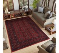 Desire Rugs Yasmin Traditional BUKhara Indoor Area Rug Classic Oriental Style Red 200X290 Cm, Red