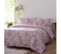 Yasmina Duvet Cover Set Bedding Portfolio Living Pink Super King