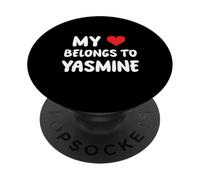 Yasmine - My Heart Belongs To Yasmine - Love PopSockets Adhesive PopGrip