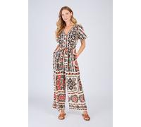 Yasna Jumpsuit Red Print/Black