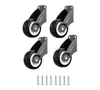 yasoe 4pack Gate Wheels for Wooden Gate Door Bottom Support Wheels Furniture Fix Rollers