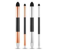 yasoe 4pcs Artist Blending Sponge Pen, 2 Sizes Double-Headed Blending Pen Sketch Rubbing Sponge Pastel Blending Stump Pencil
