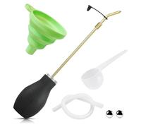 yasoe Diatomaceous Earth Duster 12oz Powder Applicator with Long & Short Nozzles Easy-To-Use Insect Duster for Home, Garden