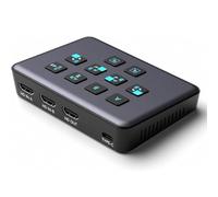 yasoe Dual-Channel -Compatible External Capture Card,Audio Video External Camera Capture Card Stream 1080P/60fps
