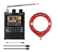 yasoe TEF6686 Radio High Sensitivity Full Band Radio FM AM LW MW SW Shortwave 2.8inch IPS TouchScreen Support Firmware Upgrade with Antenna