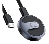 yasoe Wireless -Compatible Display Adapter Portable Wireless Display Adapter for Streaming Video and Audio to HDTV/Projector/Monitor From Laptop/PC/Smartphone