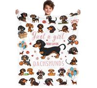 Yasrlvun Dachshund Gifts for Women Men Sausage Dog Gift 50 x 60 In Dachshund Blanket Christmas Thanksgivings Sausage Dog Lover Present