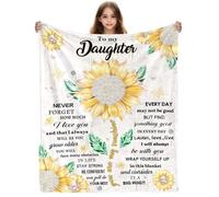 Yasrlvun Daughter Gifts from Mum Dad 50x60 Inch to My Daughters Throw Blanket Christmas Graduations Birthday Present