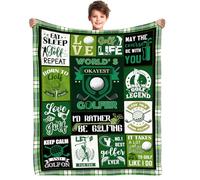 Yasrlvun Golf Gifts for Men 152x127CM Golf Throw Blanket Fathers Day Christmas Funny Golfs Gifts for Dad Grandad Uncle
