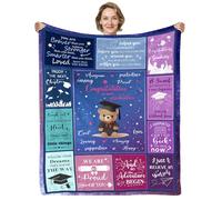 Yasrlvun Graduation Gifts for Her Him Graduation Gifts Class of 2025 Graduation Blanket 50"x60" Master College Nurse Daughter Graduation Gift