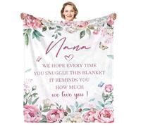 Yasrlvun Nana Gifts from Grandchildren, Nana's Birthday Gift 50x60 Inch Nana Blanket Christmas Mothers Day Throw Blankets Present for Nanna