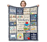 Yasrlvun Teacher Gifts for Women Men Teacher Appreciation Gifts Teachers Blanket 50"x60" Thank You Gift Teachers