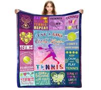 Yasrlvun Tennis Gifts for Men Women 152x127CM Tennis Throw Blanket Christmas Funny Gifts for Son Daughter