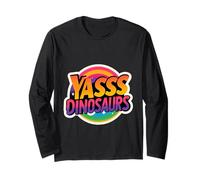Yasss Dinosaurs Reptile Lover Kids Animals ||- Long Sleeve T-Shirt