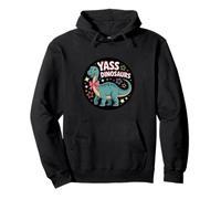 Yasss Dinosaurs Reptile Lover Kids Animals |-- Pullover Hoodie