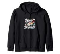 Yasss Dinosaurs Reptile Lover Kids Animals |- Zip Hoodie