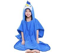 YASSUN Cotton Children's Bath Towel, Baby Hooded Bathrobe Cloak, 24" x 47" Boy and Girl Cartoon Cute Thick Bath Towel Cloak