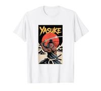 Yasuke African Samurai Japan Black History Value Graphic T-Shirt, Men, White, L