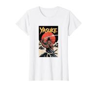 Yasuke African Samurai Japan Black History Value Graphic T-Shirt, Women, White, L