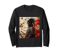 YASUKE Afro Samurai Seven Virtues of Bushido Code Long Sleeve T-Shirt