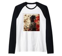 YASUKE Afro Samurai Seven Virtues of Bushido Code Raglan Baseball Tee