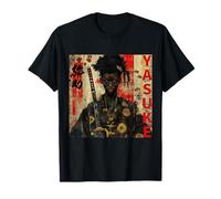 YASUKE Afro Samurai Seven Virtues of Bushido Code T-Shirt