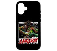 Yasuke Black Afro African Samurai Case for iPhone 16