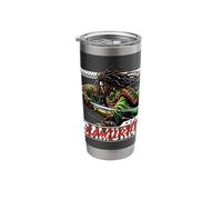Yasuke Black Afro African Samurai Stainless Steel Insulated Tumbler