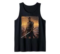 Yasuke First Samurai Afro Japanese Art Warrior Katana Tank Top