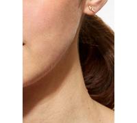 Yasuko Azuma 18K yellow gold Double Leaf diamond earring One Size