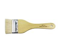Yasutomo Hake Flat Brush 2-1/2 With Metal Ferrule