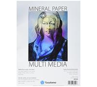 Yasutomo Multi-Media Mineral Paper Pad 9 X 12-inch 20 Sheets, Acrylic, Multicolour, 0.15x9.5x12.25 cm
