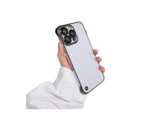 yasyas Clear Hard Case for iPhone 13 Pro Max 6.7in Protective Cover with Open Edge Design, Sl nd Durable, Ultra Sim Frameless Hard Case For iPhone 13 Pro Max. (Black)