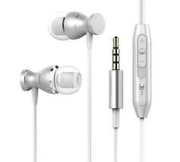 yasyas In-ear magnetic earphones 3.5mm jack, HD sound quality, Lightweight and Comfortable Earbuds for Sports, Work, and Travel- replacement cable for iPhone, Android, and More