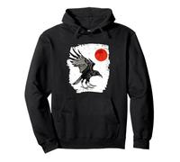 Yata no karasu T | Triple Legged Raven | Japanese Mythology Pullover Hoodie