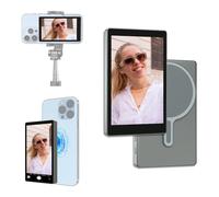 Yatao Selfie Monitor Screen with Magnetic Stick, Real-Time Screen Sharing for Back Camera Monitor, Easy Magsafe Screen Mirroring for YouTube Vlog, Selfie, TikTok, for iPhone & Android Phone
