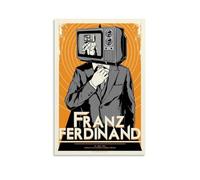 YATERQKWE Franz Ferdinand Poster Design Painting for Living Room Bed Room Wall Art Aesthetic Cover Poster 12x18inch(30x45cm) Unframe-style