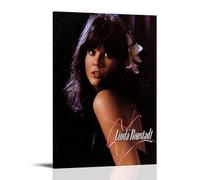 YATERQKWE Linda Ronstadt Poster Design Painting for Living Room Bed Room Wall Art Aesthetic Cover Poster 12x18inch(30x45cm) Frame-style