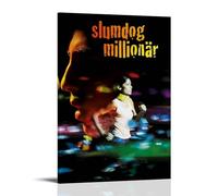 YATERQKWE Slumdog Millionaire Poster Design Painting for Living Room Bed Room Wall Art Aesthetic Cover Poster 20x30inch(50x75cm) Frame-style