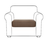 Yates Home PU Leather Couch Sofa Cushion Slipcover Water-Proof Elastic Chair RV Seat Covers Loveseat Sofa Furniture Protector Slip Cover for Settee Seater Replacement in Living Room（Chair,Camel）