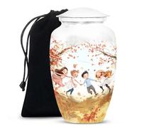 YATHABHISA Brother & Sister 10 Inch, Urns For Human Ashes, Large With Velvet Bag, Burial Cremation Urns, Decorative Adult Urns, Ash Urns For Men & Female, Large Memorial Urns, Funeral Urns Ashes