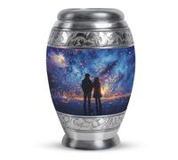 YATHABHISA Brother & Sister Theme 3 Inch, Small Urns For Ashes, Pack Of 1, Keepsake Urns For Humans, Decorative Urns, Funeral Urns For Male & Female, Mini Urns For Mom & Dad, Tribute Urn For Ash