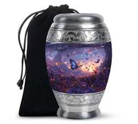 YATHABHISA Twilight Butterflies Urns for Ashes, Urns for Human Ashes Adult Man, Cremation Urn, Memorial Urns for Human Ashes, Urn for Ashes for Women, Large Urns for Human Ashes Adult (Size -10 Inch)