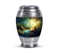YATHABHISA Urns for Ashes, Keepsake Urn for Human Ashes, Dragon Fly Funeral Cremation Urns for Human Ashes, Memorial Gift for Brother, Green, 3 Inch