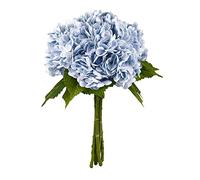 Yatim 21In Blue Artificial Hydrangea Flowers 5 Pcs Fake Hydrangea Silk Flowers for Wedding Centerpieces Bouquets DIY Floral Decor Home Decoration with Stems