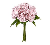 Yatim 21In Pink Artificial Hydrangea Flowers 5 Pcs Fake Hydrangea Silk Flowers for Wedding Centerpieces Bouquets DIY Floral Decor Home Decoration with Stems